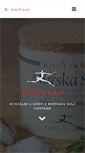 Mobile Screenshot of khoysan.cz